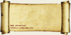 Nada Trnjaković vizit kartica